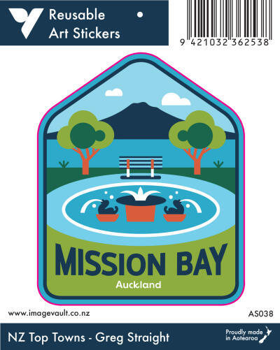 Mission Bay Art Sticker AS038