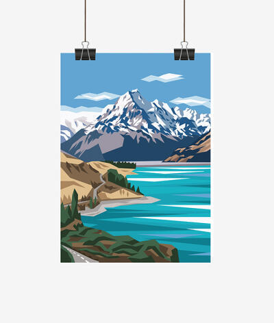 Mt Cook, Lake Pukaki