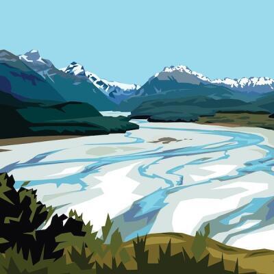 Dart River, Glenorchy (Temp. Framed Only)