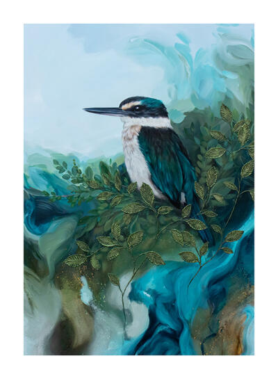 Nestled In Nature - Kingfisher
