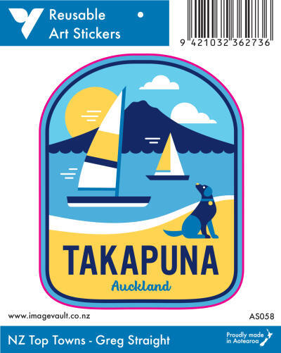 Takapuna Art Sticker AS058