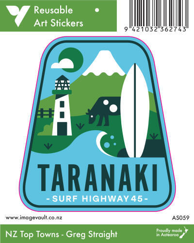 Taranaki Art Sticker AS059