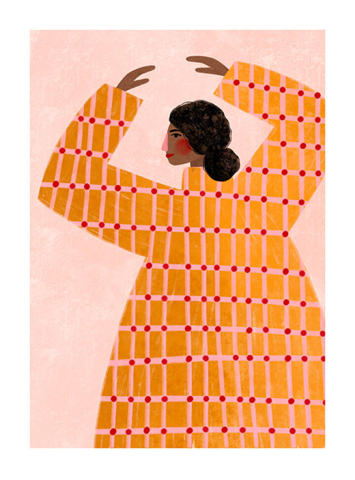 The Woman With The Checked Dress
