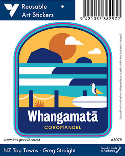 Whangamata Art Sticker 079