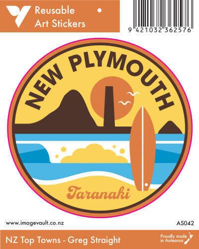 New Plymouth Art Sticker AS042