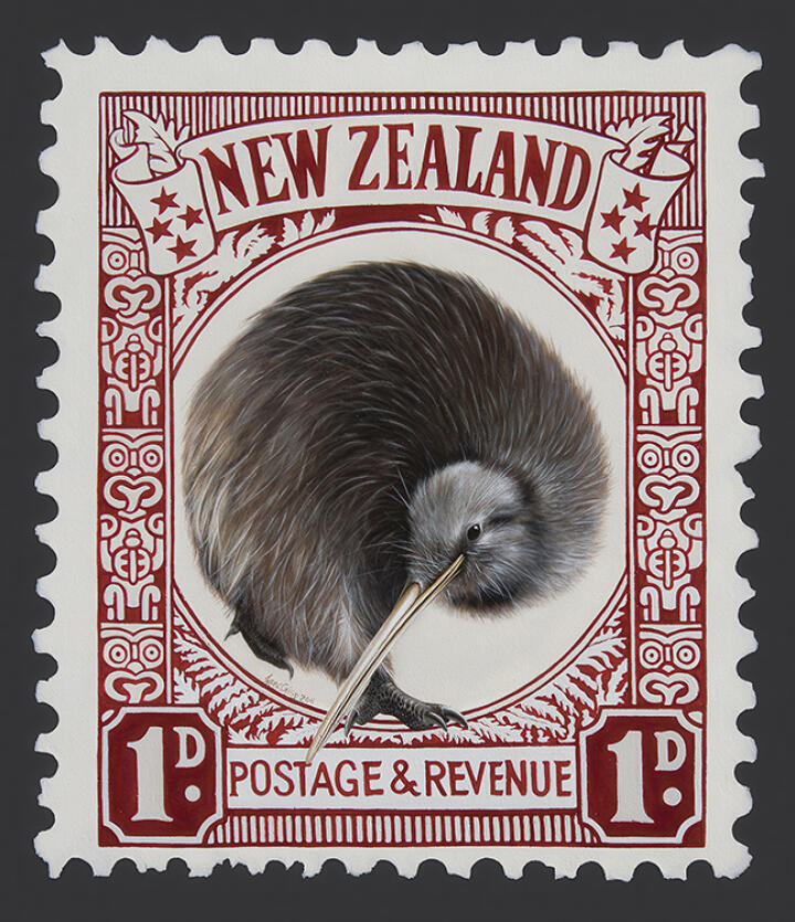 Kiwi Stamp