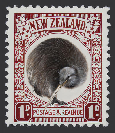 Kiwi Stamp