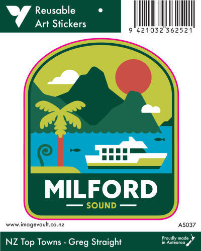 Milford Sound Art Sticker AS037