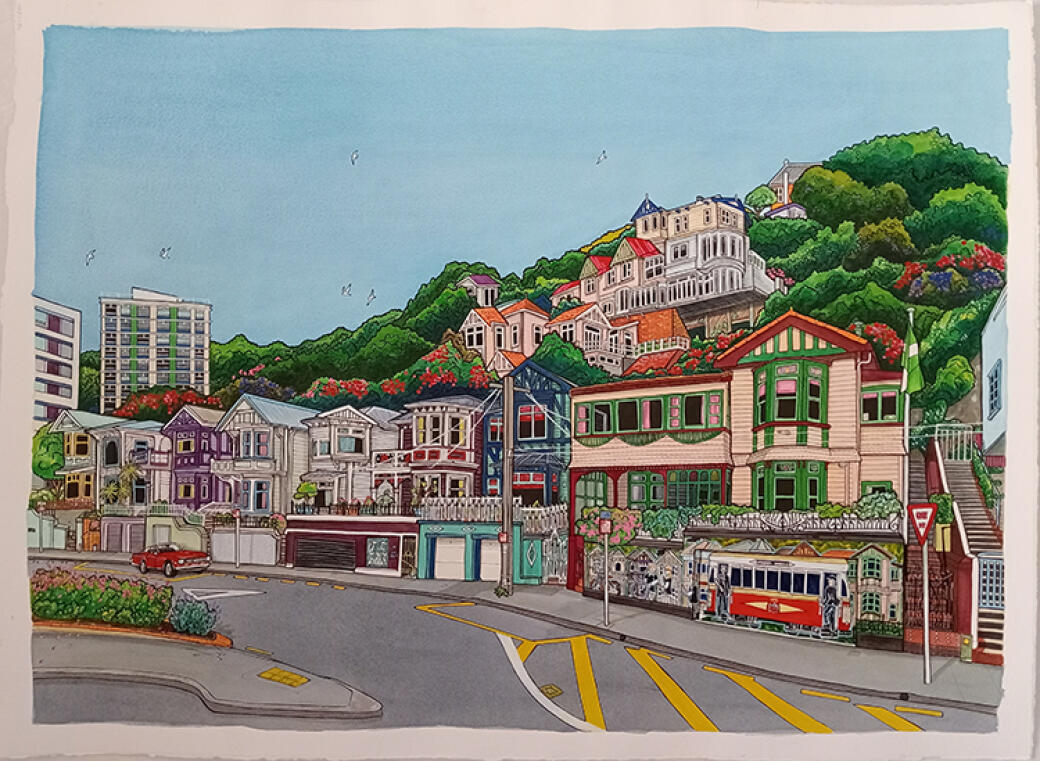 Seven Sisters Oriental Bay, Wellington