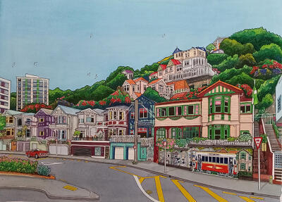 Seven Sisters Oriental Bay, Wellington