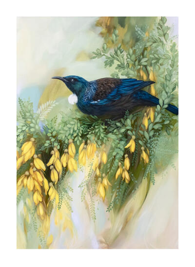 Nestled In Nature - Tui & Kowhai