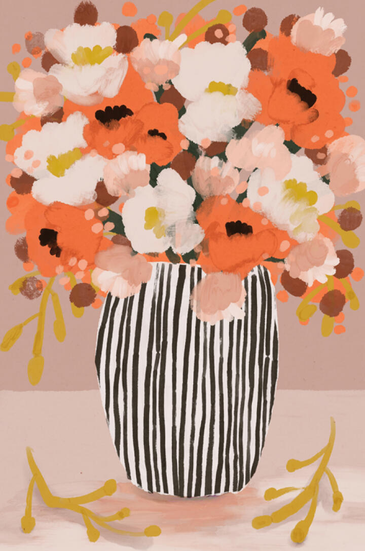 Pastel Flower Impression no 10