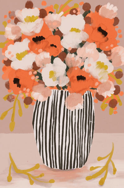 Pastel Flower Impression no 10