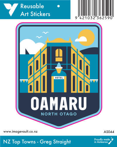 Oamaru Art Sticker AS044