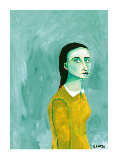 Lady In Yellow Dress