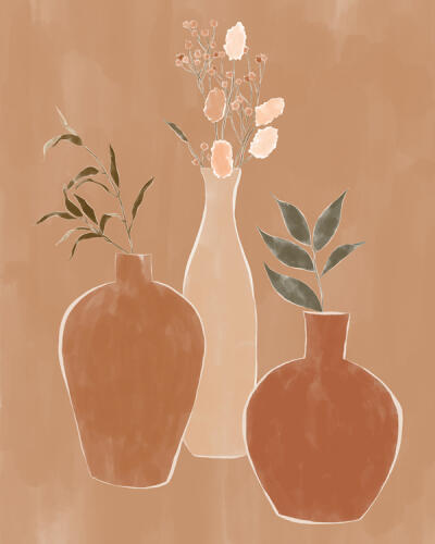 Set Of Flower Vases