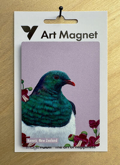 Portrait Of A Kereru Art Magnet