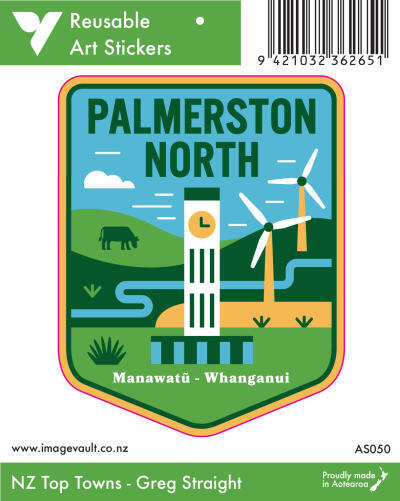 Palmerston North Art Sticker AS050