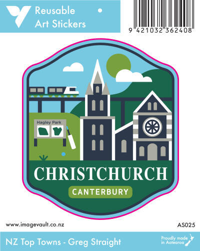 Christchurch Art Sticker AS025