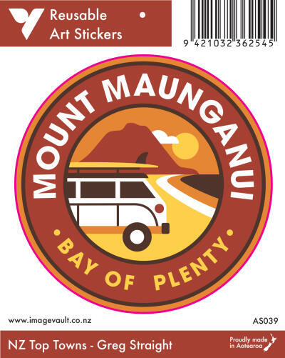 Mangawhai Art Sticker AS034