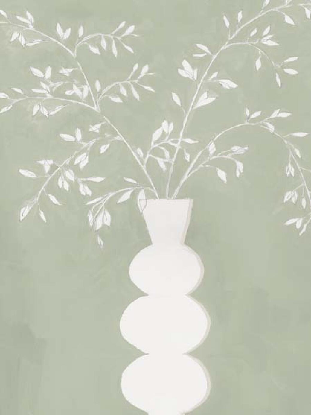Sage Vase I