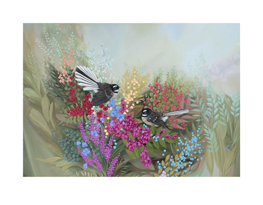 Nestled In Nature - Fantails