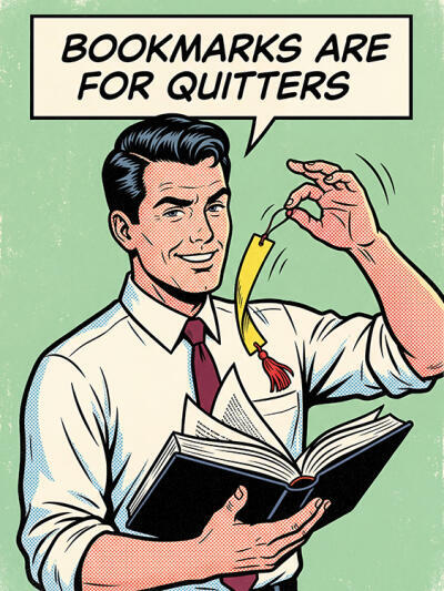 Witty Reading Man