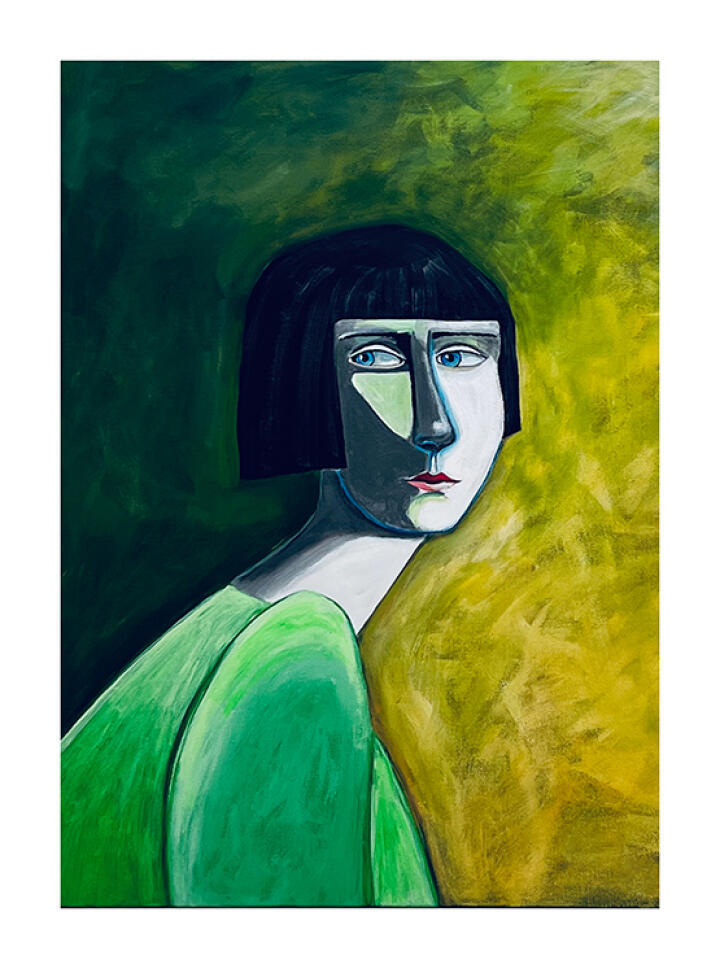 Woman Looking Back