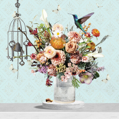 Hummingbird Charm