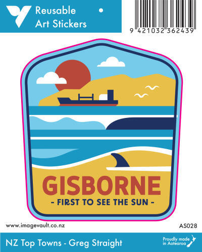 Gisborne Art Sticker AS028