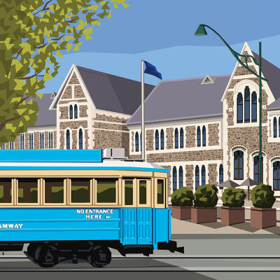 Blue Tram Christchurch