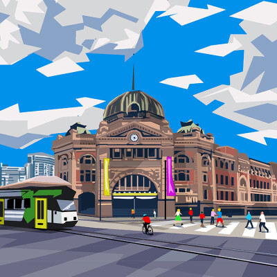 Flinders Street Station, Melbourne, Australia (IM)