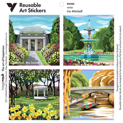 Ira Mitchell Christchurch and Botanic Gardens Art Stickers
