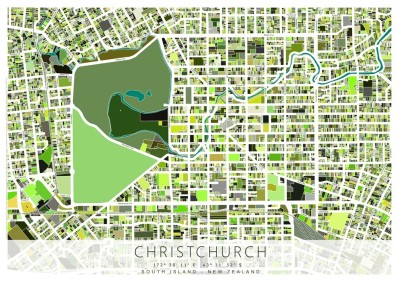 Christchurch Map