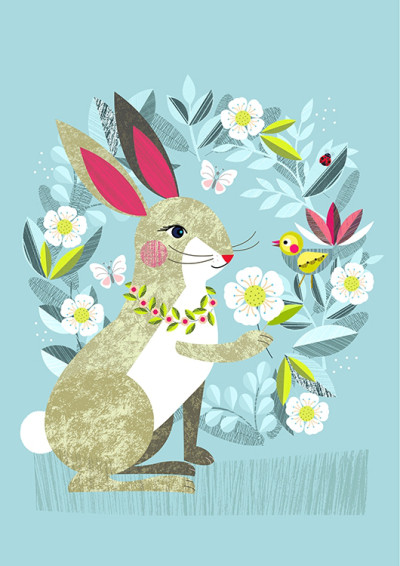 Pretty Rabbit And Piwakawaka