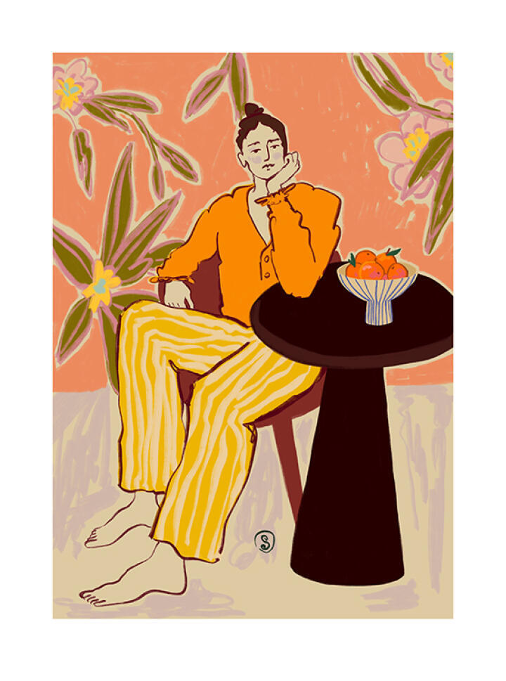 Girl With Oranges