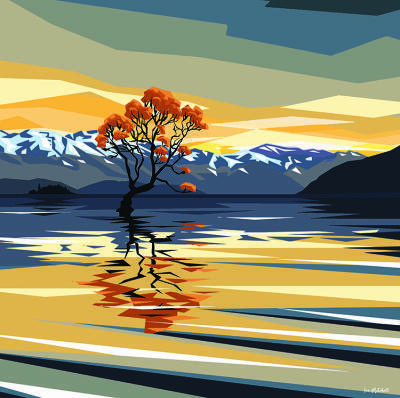 Wanaka Tree Sunset (IM)