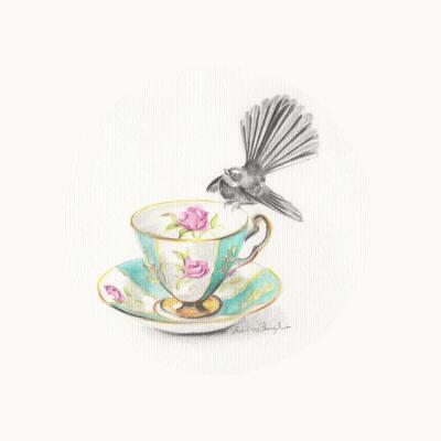 Fantail Mint (Mini card)