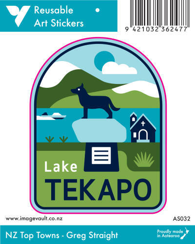Lake Tekapo Art Sticker AS032