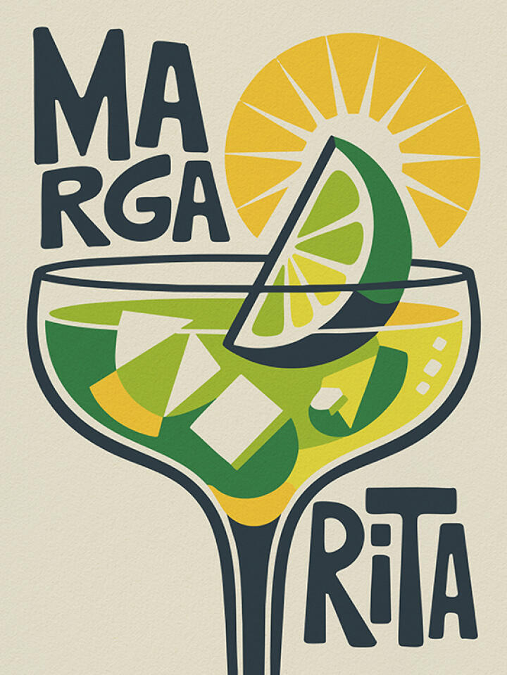 Retro Margarita Icon