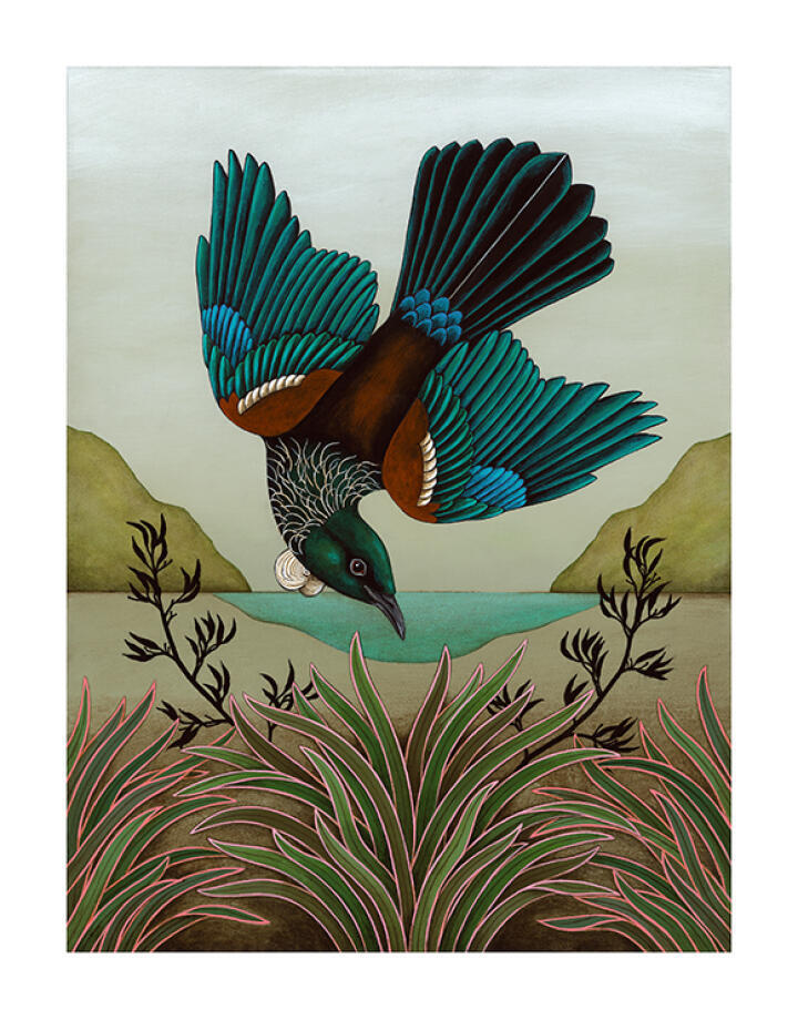 Tui and Harakeke