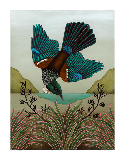 Tui and Harakeke