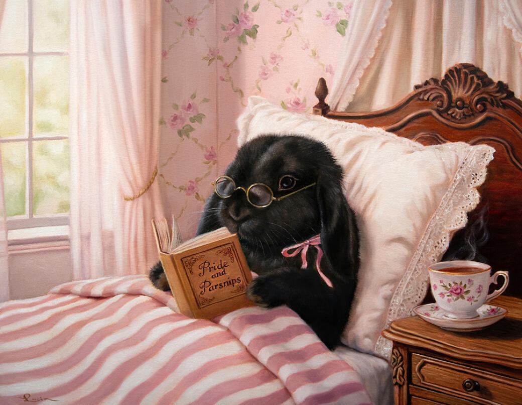 Burrowed in a Book