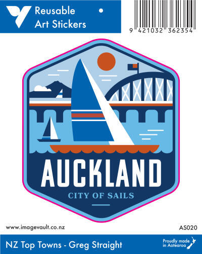 Auckland Art Sticker AS020