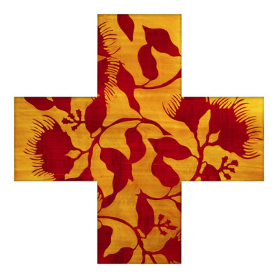 Pohutukawa Cross Gold