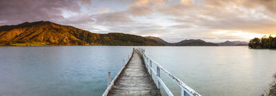 Wharf At Kenepuru Sound