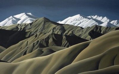 Sculpted Land - Lindis Pass