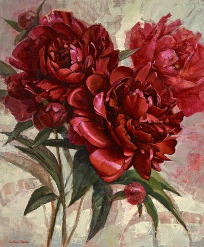 Red Peonies