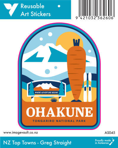 Ohakune Art Sticker AS045