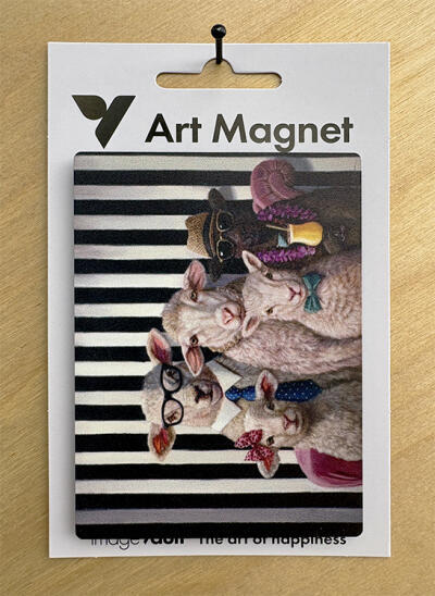 Family Portrait Art Magnet